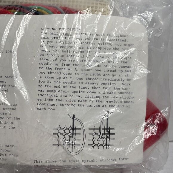 1980 Christmas Latch Hook Kit Artcraft Concepts Santa Cardholders - Picture 8 of 8